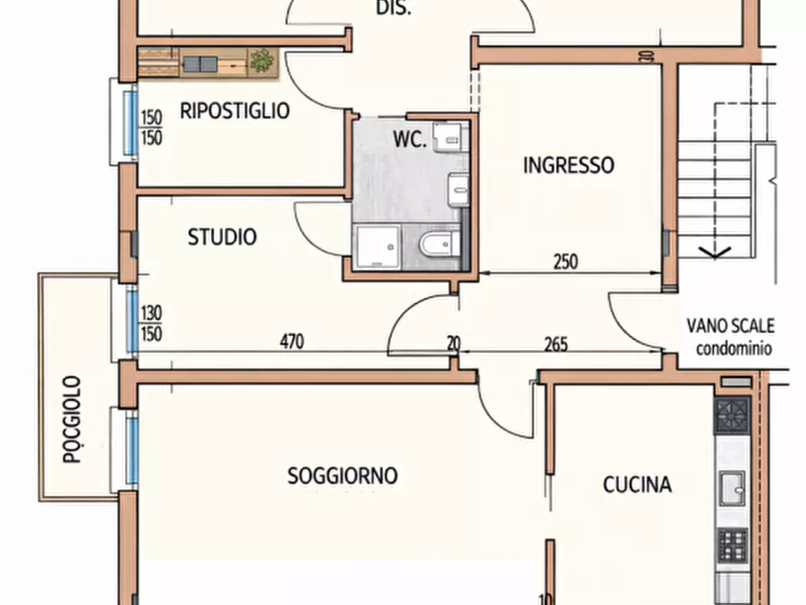 Immagine 58 di Appartamento in vendita  in Via Torino a Padova