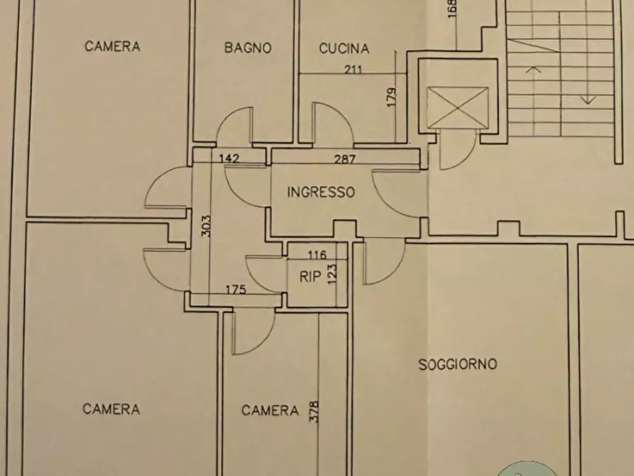 Immagine 11 di Appartamento in vendita  a Correggio