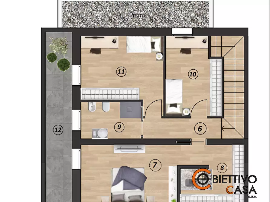 Immagine 21 di Casa quadrifamiliare in vendita  in Via Carlo Goldoni a Massanzago