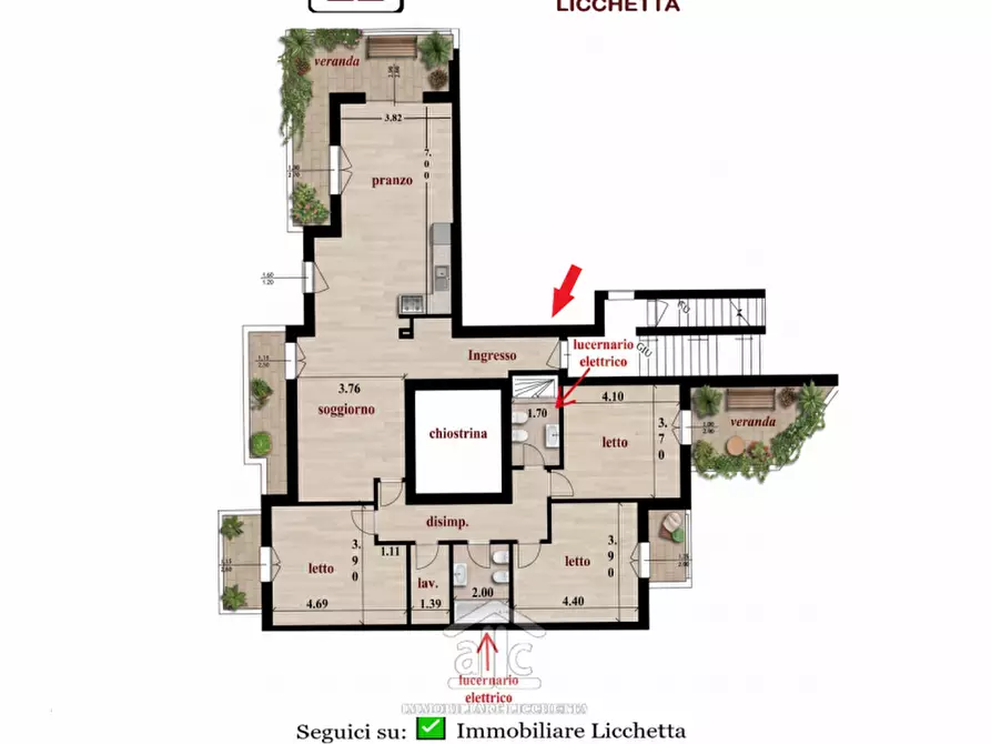 Immagine 27 di Casa bifamiliare in vendita  in Via Giulio Cesare Vanini a Cavallino