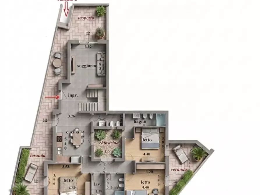 Immagine 34 di Casa bifamiliare in vendita  in Via Giulio Cesare Vanini a Cavallino