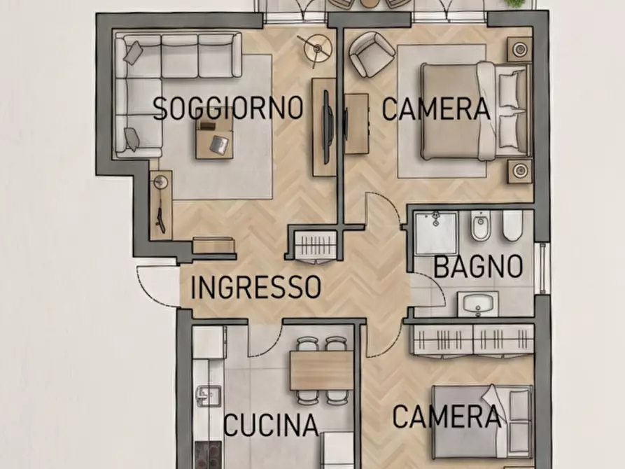 Immagine 25 di Appartamento in vendita  in VILLANOVA ADIACENZE COUNTRY CLUB a Castenaso