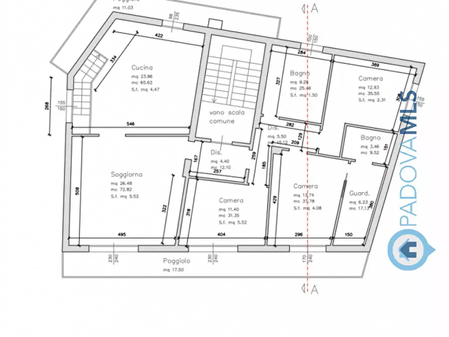 Immagine 43 di Casa bifamiliare in vendita  in via Umago a Padova