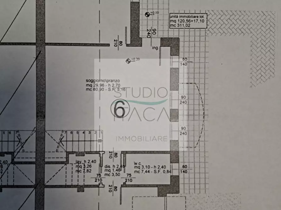 Immagine 28 di Casa bifamiliare in vendita  in via Durante a Due Carrare