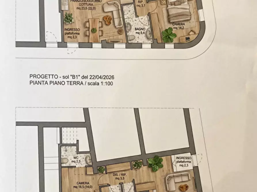 Immagine 2 di Ufficio in vendita  in via andrea costa 55 a Venezia