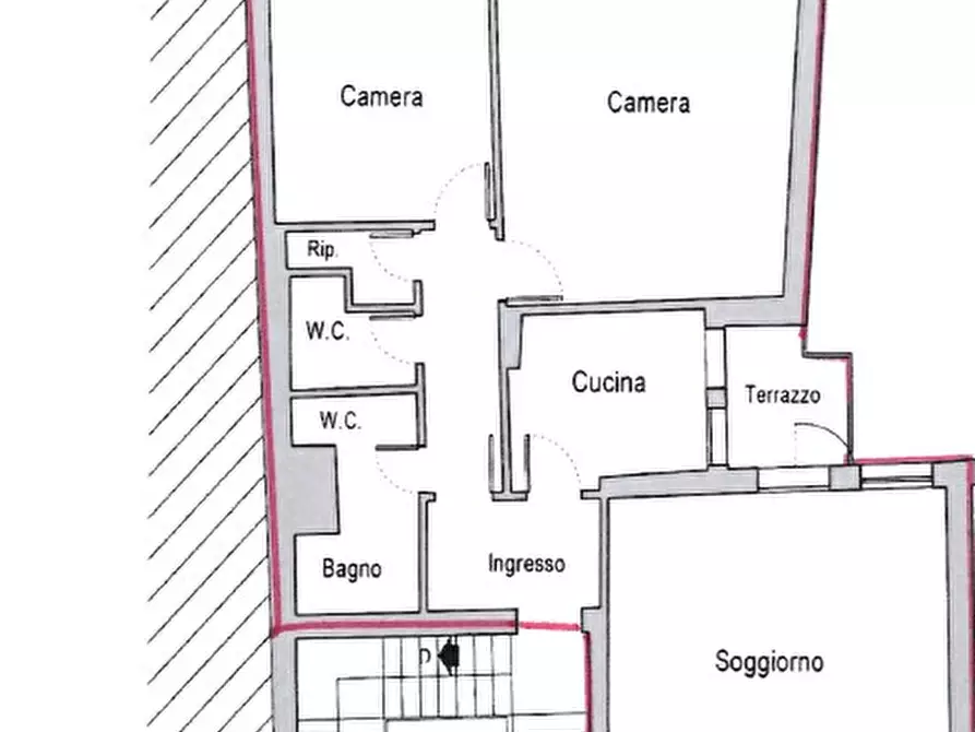 Immagine 6 di Appartamento in vendita  in Contra' Jacopo Cabianca a Vicenza
