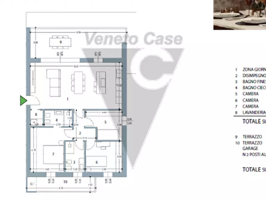 Immagine 11 di Appartamento in vendita  in Via Negroponte a Padova