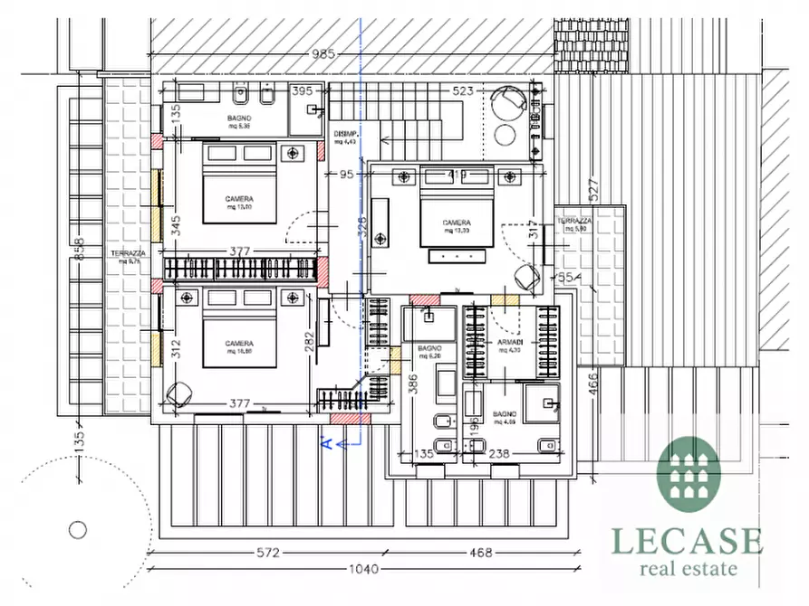 Immagine 6 di Casa bifamiliare in vendita  in Via Viner a Forte Dei Marmi