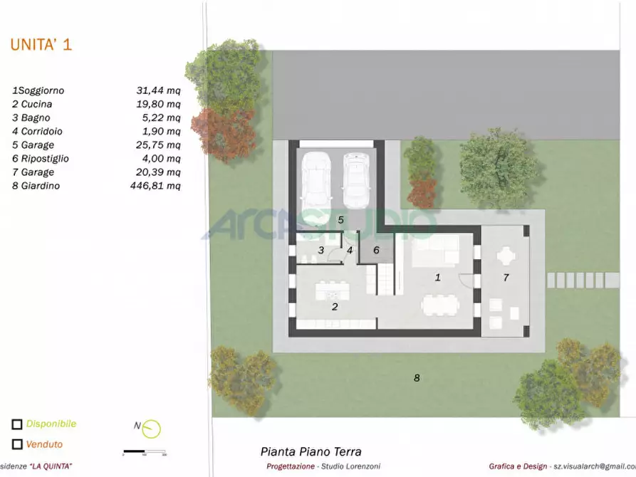 Immagine 3 di Villa in vendita  in Viale Stati Uniti a Quinto Vicentino