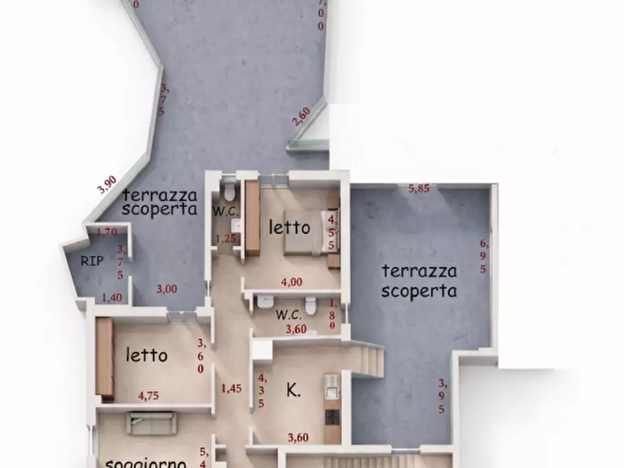 Immagine 36 di Appartamento in vendita  in Corso Umberto I 5 a Cavallino