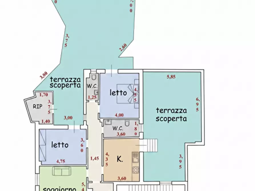 Immagine 37 di Appartamento in vendita  in Corso Umberto I 5 a Cavallino