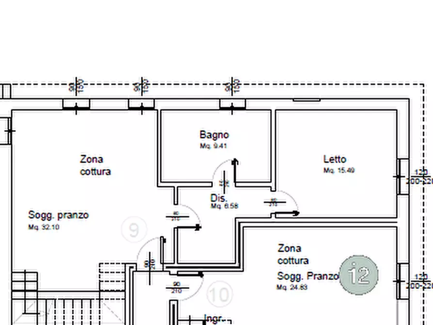 Immagine 15 di Appartamento in vendita  in via donelli a Carpi