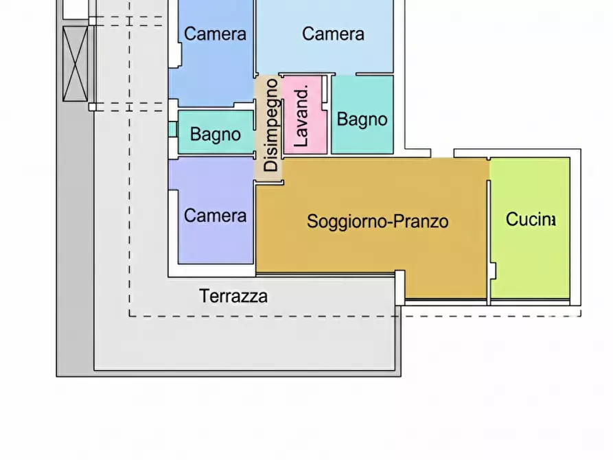 Immagine 52 di Appartamento in vendita  in VIA DIEGO VALERI n. 8  Interno 30 Piano 6 a Camposampiero