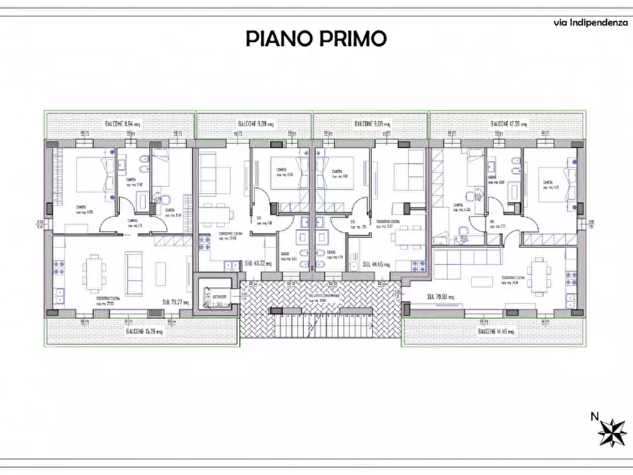 Immagine 13 di Appartamento in vendita  in Via Indipendenza 3 a Mondolfo