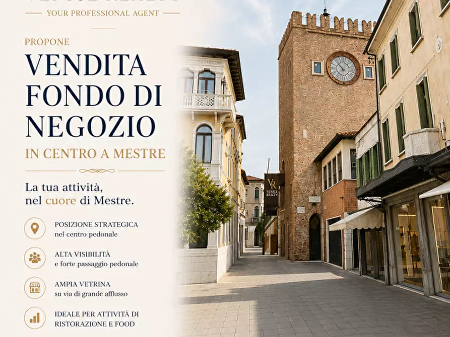 Immagine 1 di Negozio in vendita  in piazza ferretto a Venezia