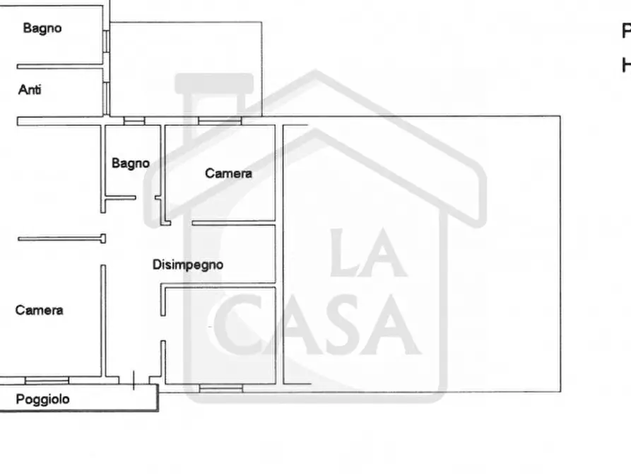 Immagine 10 di Casa trifamiliare in vendita  in Via Po,23 a Montegrotto Terme