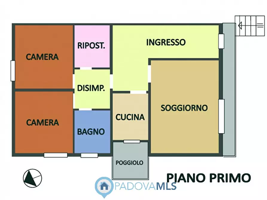 Immagine 14 di Appartamento in vendita  in Via Torquato Tasso a Noventa Padovana