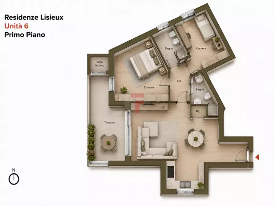 Immagine 11 di Appartamento in vendita  in Via Santa Teresa di Lisieux a Albignasego