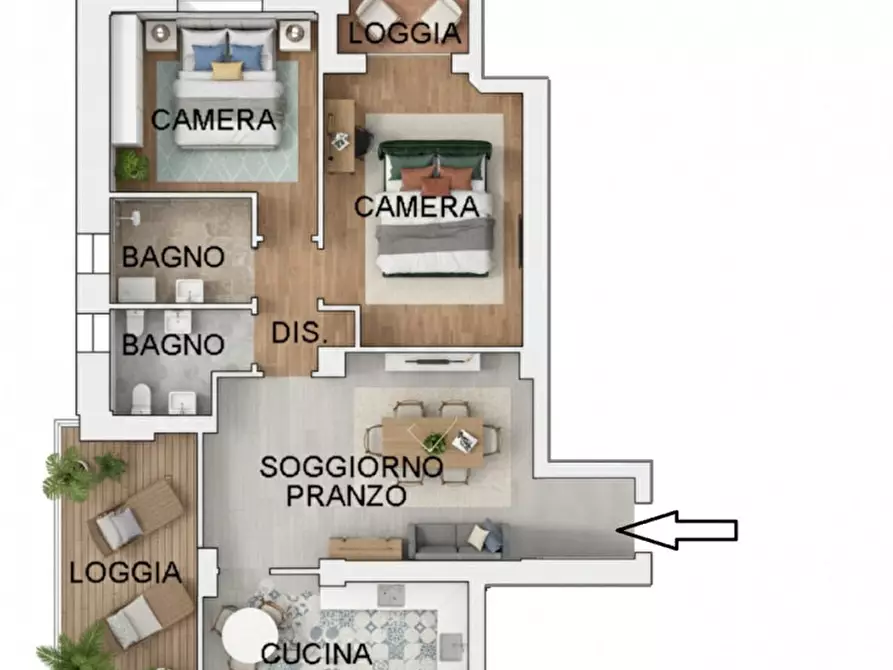 Immagine 40 di Appartamento in vendita  in PIAZZA LORUSSO a Castel Maggiore