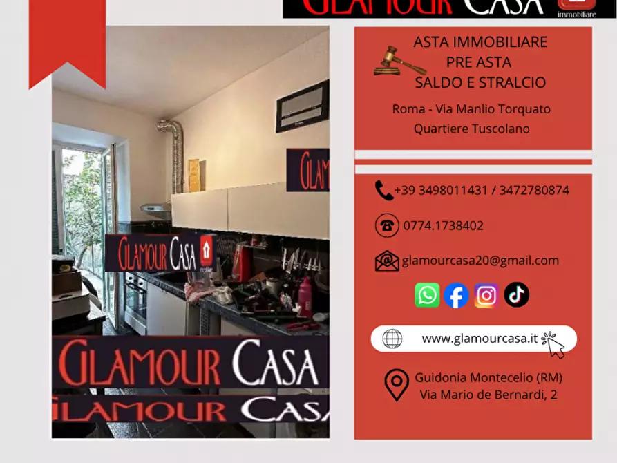 Immagine 3 di Appartamento in vendita  in Via Manlio Torquato a Roma