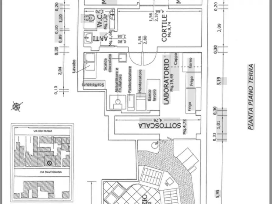 Immagine 1 di Attività commerciale in affitto  in Via Ravegnana 187 a Ravenna