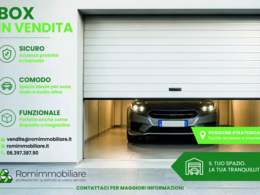 Immagine 1 di Garage in vendita  in Via Michele Pironti a Roma