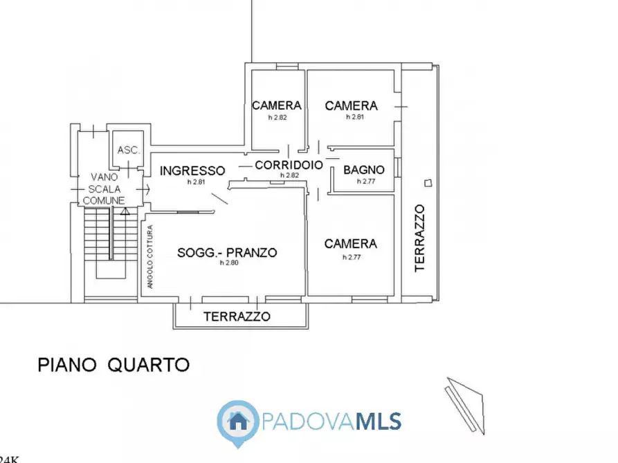Immagine 39 di Appartamento in vendita  in Via Girolamo Forabosco a Padova