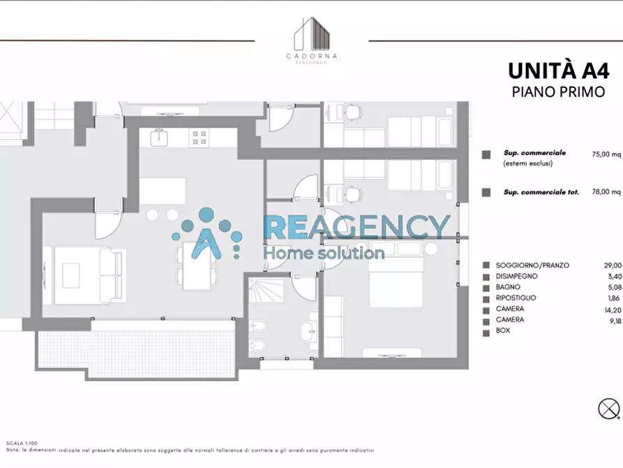 Immagine 13 di Appartamento in vendita  in Via Luigi Cadorna a Legnago