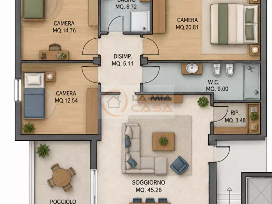 Immagine 11 di Appartamento in vendita  a Legnaro