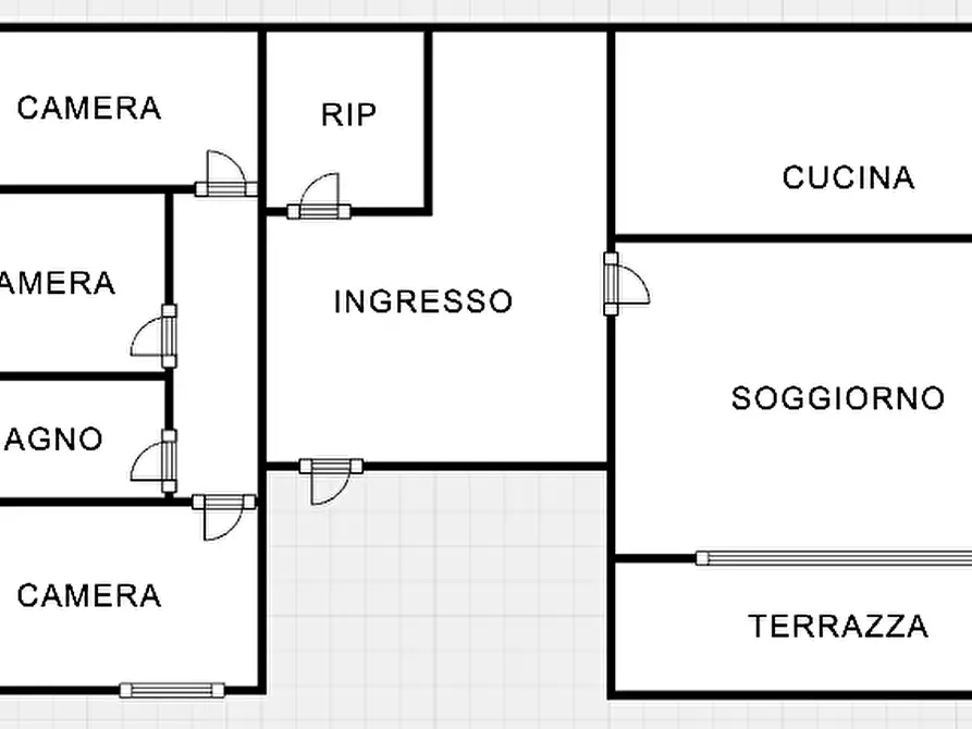 Immagine 4 di Appartamento in vendita  in Via Rigoletto a Castegnero