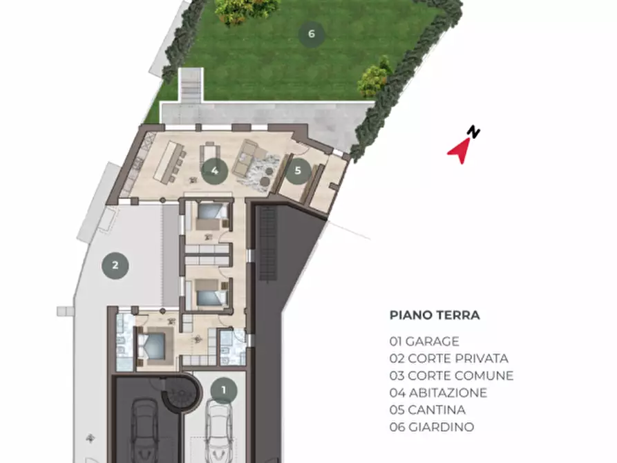 Immagine 15 di Casa bifamiliare in vendita  in Viale Trieste 253 a Vicenza