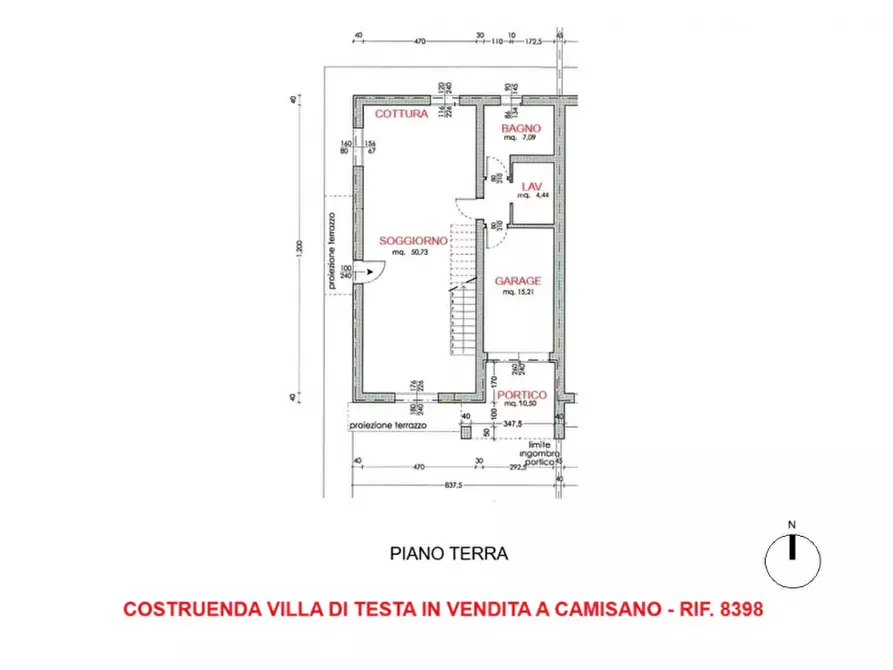 Immagine 19 di Villetta a schiera in vendita  in Via Rasega a Camisano Vicentino