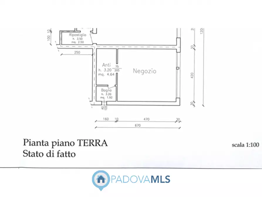 Immagine 10 di Negozio in vendita  in LARGO DEBUSSY a Padova