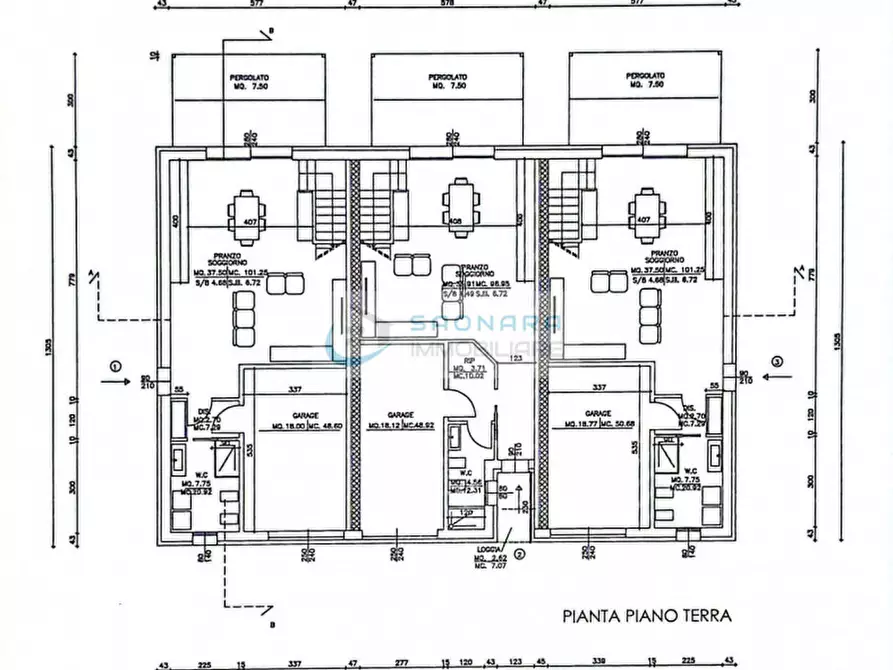 Immagine 17 di Casa trifamiliare in vendita  in Via Cristoforo Colombo a Legnaro