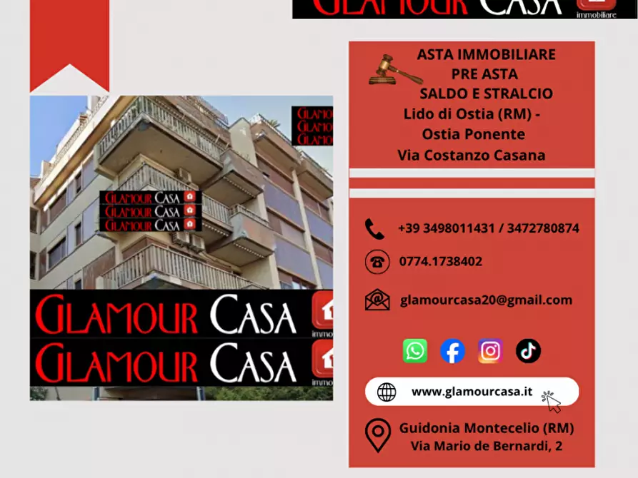 Immagine 1 di Appartamento in vendita  in Via Costanzo Casana a Roma