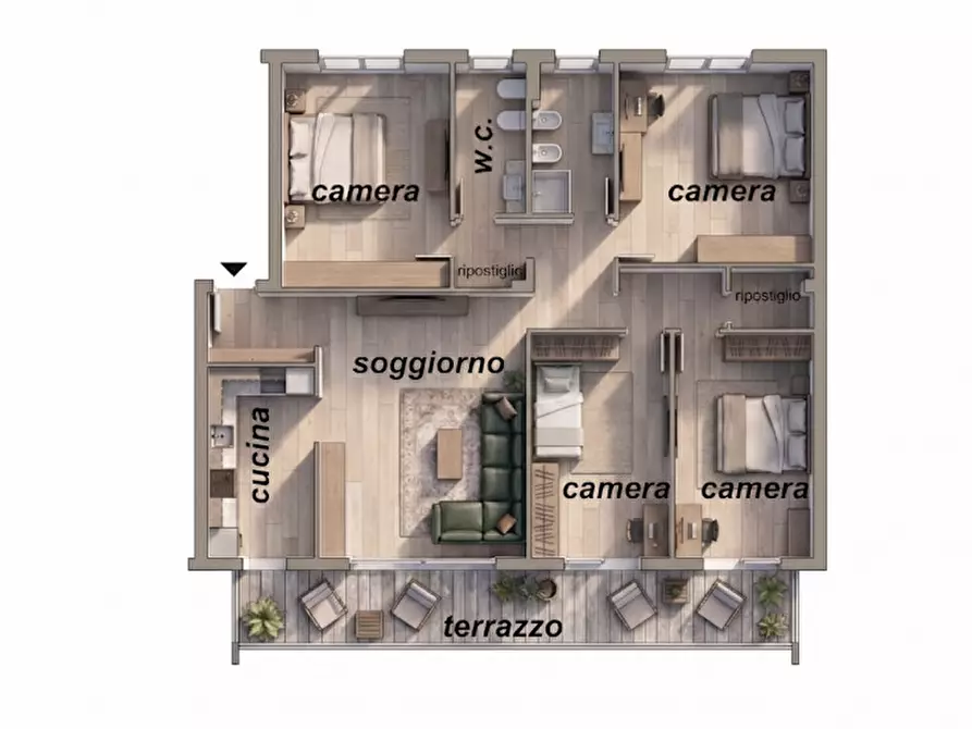 Immagine 30 di Appartamento in vendita  in Via Luigi Bombicci a Bologna