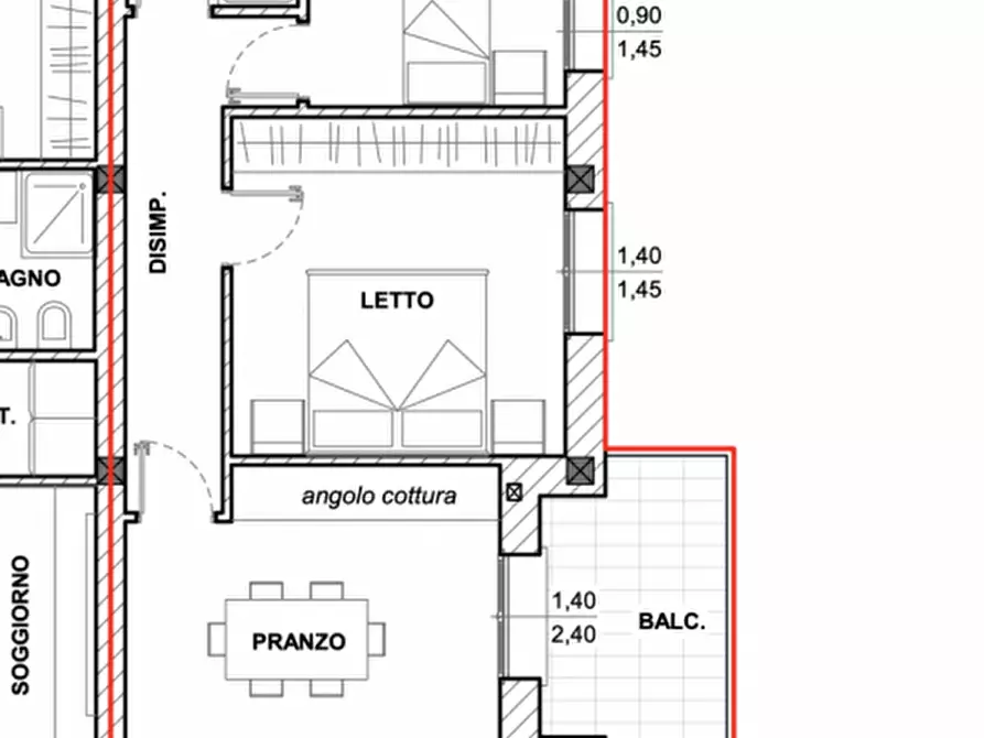 Immagine 5 di Appartamento in vendita  in Via Ivan Graziani a Soliera