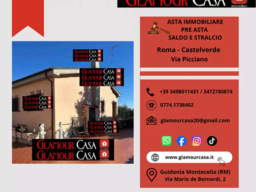Immagine 1 di Villa in vendita  in Via Picciano a Roma