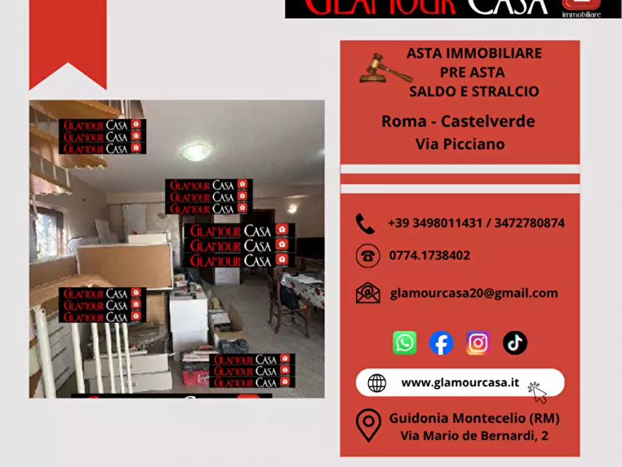 Immagine 5 di Villa in vendita  in Via Picciano a Roma