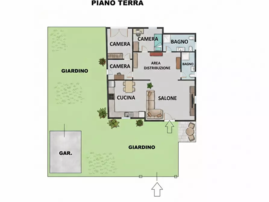 Immagine 25 di Casa bifamiliare in vendita  in via Larghe a Granarolo Dell'emilia