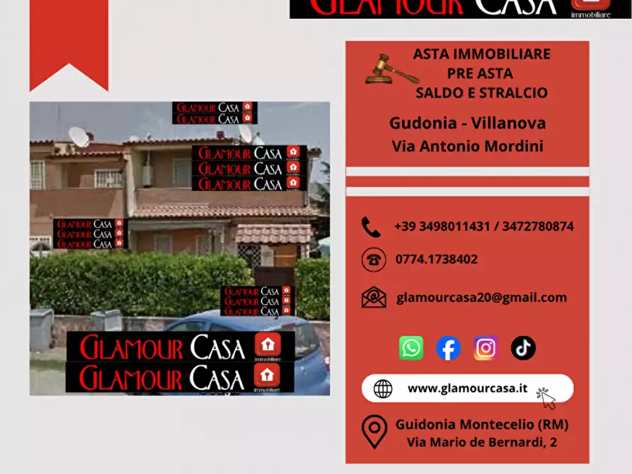 Immagine 1 di Villa in vendita  in Via Antonio Mordini a Guidonia Montecelio