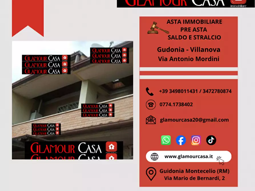 Immagine 2 di Villa in vendita  in Via Antonio Mordini a Guidonia Montecelio