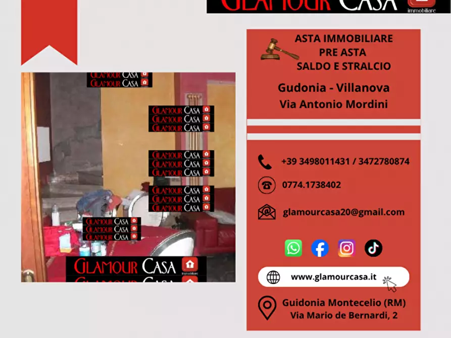 Immagine 4 di Villa in vendita  in Via Antonio Mordini a Guidonia Montecelio