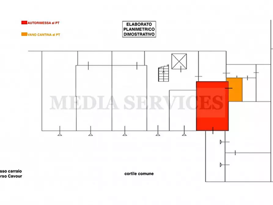 Immagine 7 di Garage in affitto  in corso Camillo Benso di Cavour n° 82 a Garlasco