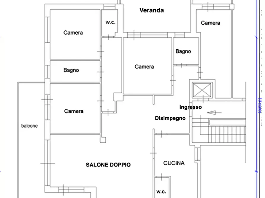 Immagine 25 di Appartamento in vendita  in Via Fedele Lampertico a Roma