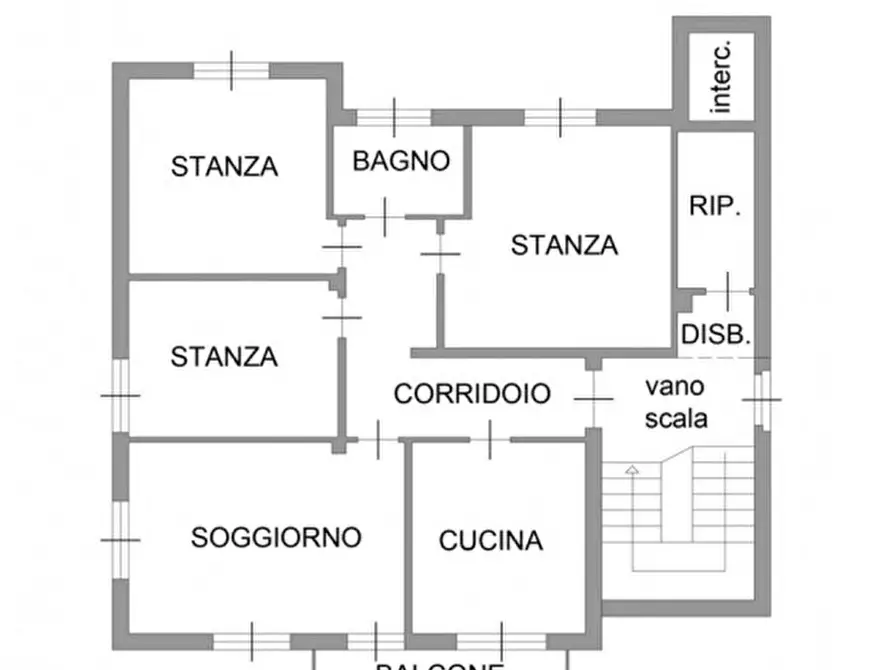 Immagine 21 di Appartamento in vendita  in Via Giovanni Battista Sicheri, 14 a Stenico