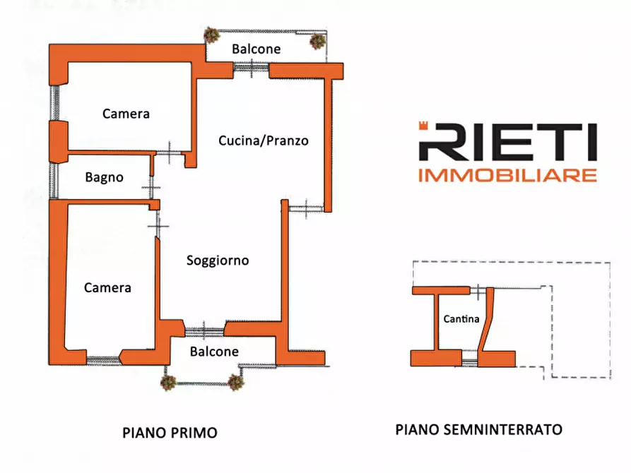 Immagine 10 di Appartamento in vendita  in via dei mille, 7 a Rieti