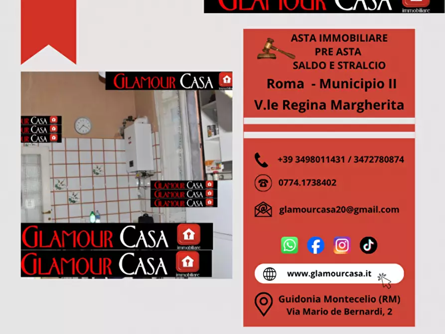 Immagine 2 di Appartamento in vendita  in V.le Regina Margherita a Roma