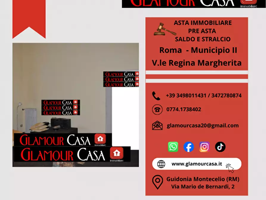 Immagine 3 di Appartamento in vendita  in V.le Regina Margherita a Roma