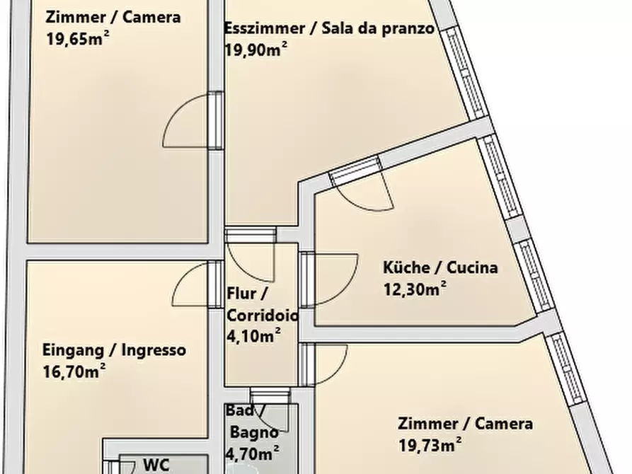 Immagine 16 di Appartamento in vendita  in Theaterplatz - Piazza Teatro a Merano .Meran.